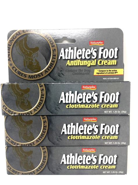 Natureplex Athlete's Foot Antifungal Cream 1.25 Oz (3 pack) - Walmart.com