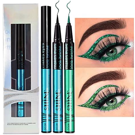 Best Glitter Green Eye Makeup For A Party