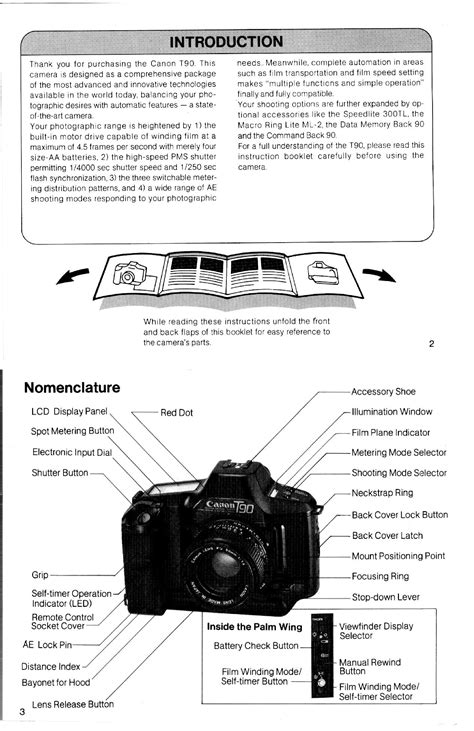 Owner's Manual for CANON T90 - Download