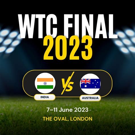 ICC WTC Final 2023 Schedule Date BD Time and Venue