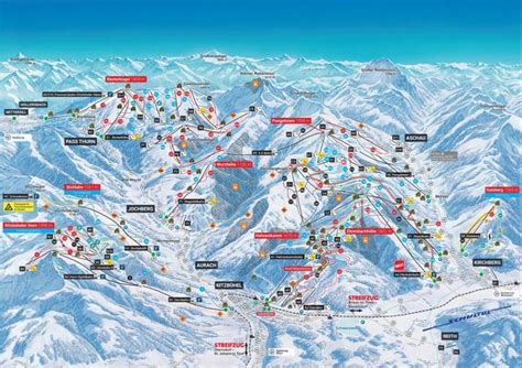 Kitzbühel Ski resort - Piste map Kitzbühel