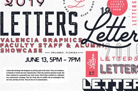 Valencia College to Host 'Letters,' a Graphic Design Exhibit - Valencia College News