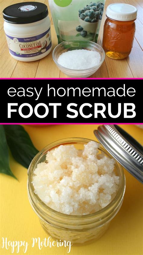 Best homemade foot scrub – Artofit