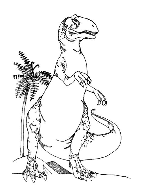 Print & Download - Dinosaur T-Rex Coloring Pages for Kids