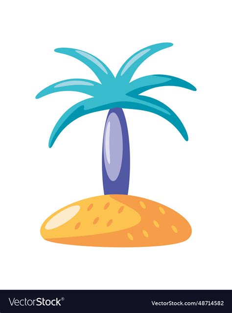 Palm tree tropical Royalty Free Vector Image - VectorStock