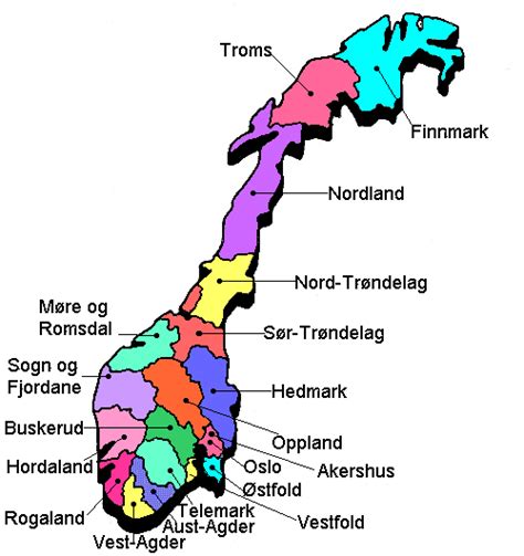 MAPS OF NORWAY