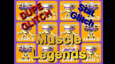 ALL GLITCHES (Muscle Legends) - YouTube