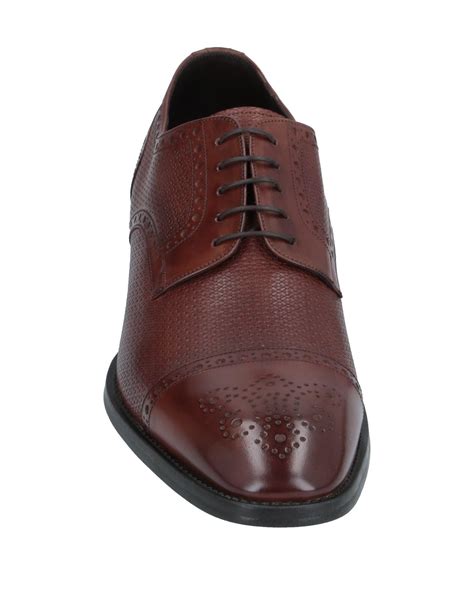 Giorgio Armani Lace-up Shoe in Brown for Men - Lyst