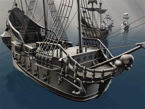 Directx Jolly Roger Pirate Ship