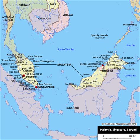 Malaysia Map - ToursMaps.com