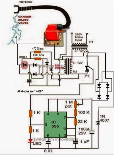 Diy Electric Fence Energizer Circuit - Home Fence Ideas