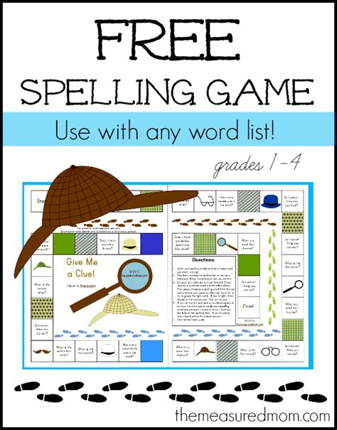 Free Spelling Game for Grades 1-4 - Use with any word list! - The ...