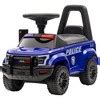 Aosom Kids Police Ride On Push Car With Megaphone And Horn, Little Kids Ride-on Toy With Storage ...