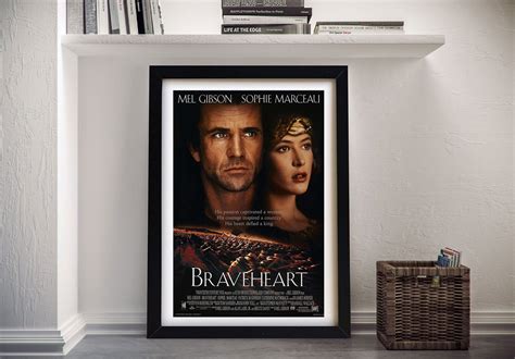 Braveheart Framed Movie Poster Wall Art Print Melbourne Australia