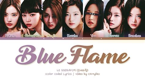 LE SSERAFIM (르세라핌) "Blue Flame" | 7 Members (You As Member) - YouTube