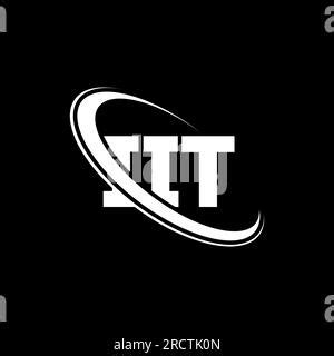 IIT logo. IIT letter. IIT letter logo design. Initials IIT logo linked with circle and uppercase ...