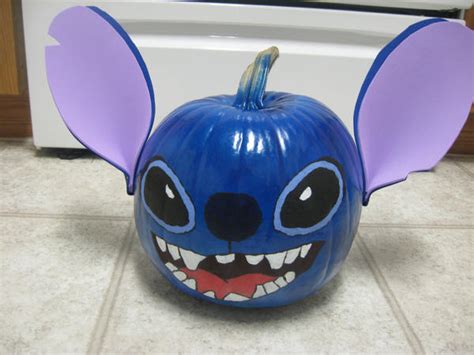 My Stitch Pumpkin by crazybluefrogg on DeviantArt