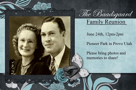 Heritage Collector Storybook: Family Reunion Flyers, invitations and ...