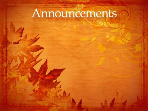 Church Announcements, Announcement Backgrounds - Sharefaith