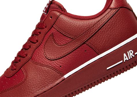 Lyst - Nike Air Force 1 Low in Red for Men