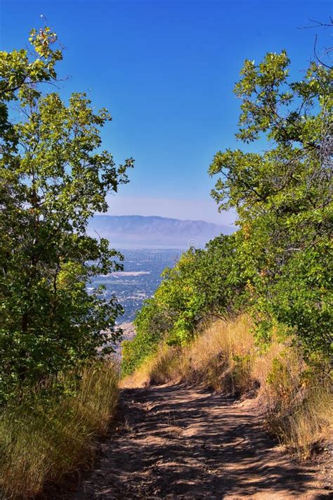 Hamongog Hiking Trail Views Lone Peak Wilderness, Wasatch Front Rocky Mountains, Alpine, Utah ...