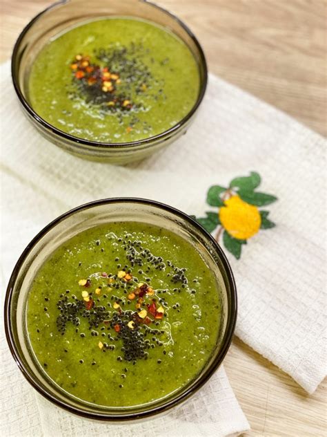 Immune Boosting Green Soup - Healthy with Nedi