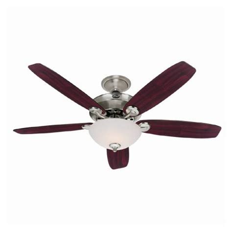 Hunter 54" Stanford Brushed Nickel Ceiling Fan at Lowes.com