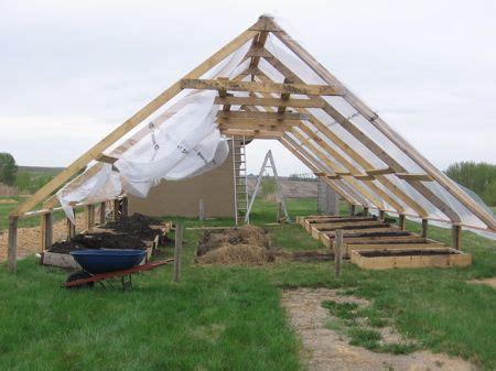 Simple Wood Frame Greenhouse