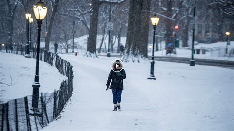 New York City Snowfall Ends Nearly Two-Year Dry Spell - The New York Times