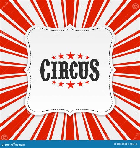 Circus Poster Background Stock Photo - Image: 38317900