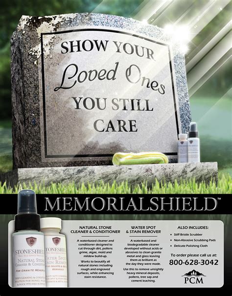 Memorial Cleaning Kits | Headstone Cleaning | Pacific Coast Memorials