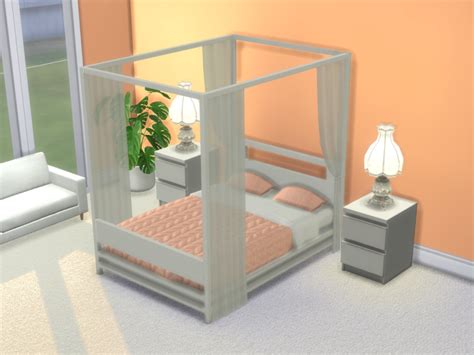 Sims 4 Canopy Bed Cc