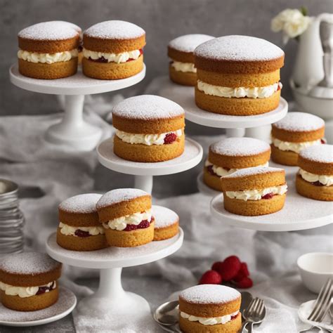 Mini Victoria Sponge Cakes Recipe | Recipes.net