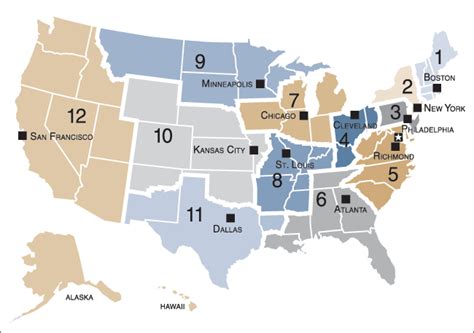 FRB: Annual Report Budget Review 2013 - Appendix D: Maps of the Federal Reserve System