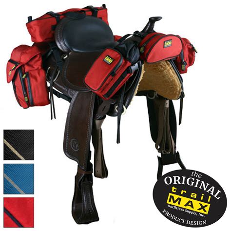 Equestrian Outdoor Sports Western Horse Saddle Sack Lined Pouch Bag Attaches to your Saddle Many ...