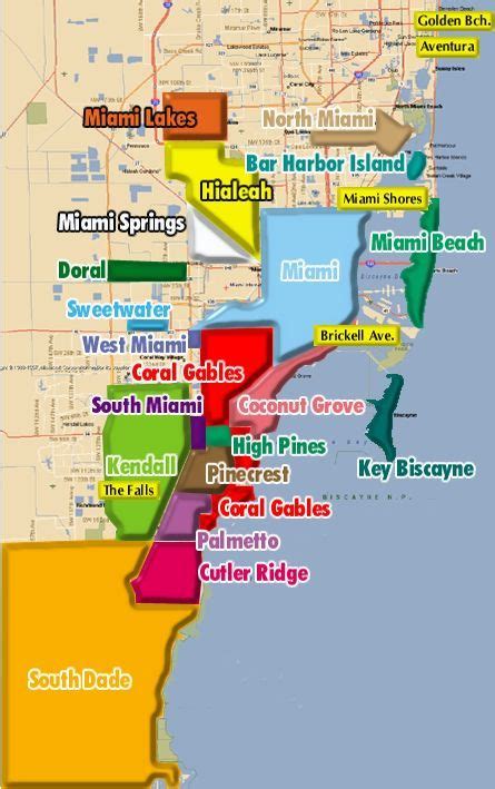 Miami Neighborhoods Map