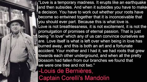 Love is a Temporary Madness -Louis de Bernières, Captain Corelli's Mandolin - YouTube