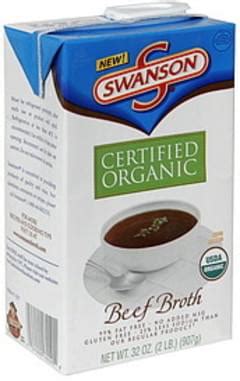 Swanson Beef Broth - 32 oz, Nutrition Information | Innit