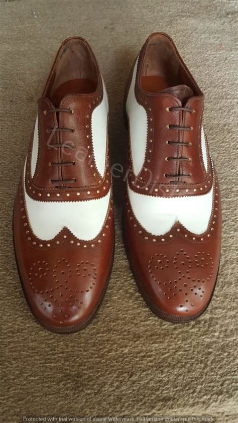 Men's Spectator Shoes Classic Handmade Leather Wingtips - Etsy