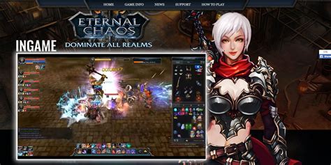 Eternal Chaos Online is a fighting based 3D MMORPG playable via web ...