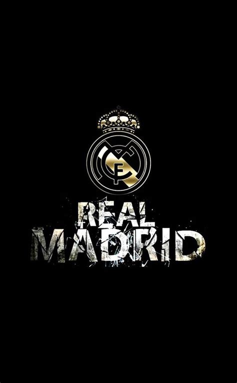 Real Madrid FC Logo Black Android Wallpaper | Real Madrid FC… | Flickr