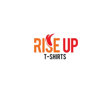 Masculine, Serious, It Company Logo Design for Rise Up T-Shirts by taufik_alrahman | Design ...