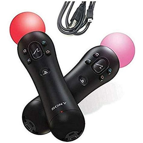 PlayStation 4, PlayStation VR Move Motion Controllers - Two Pack (Bulk ...