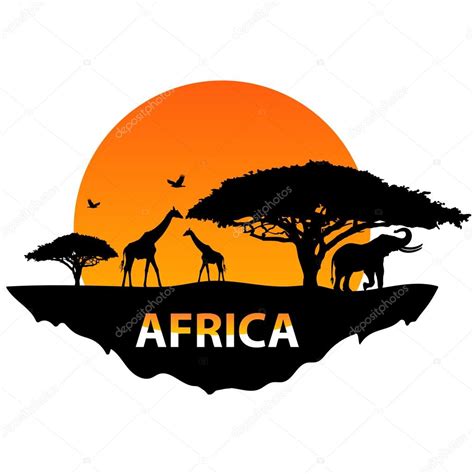 Vector Africa life — Stock Vector © 7a.orlov.mail.ru #111837846