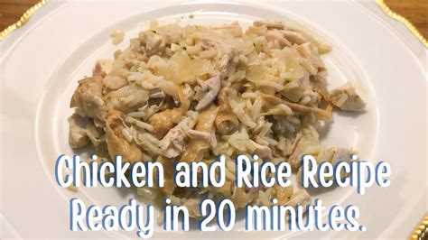 Chicken and Rice | Rotisserie Chicken & Rice | 3 Ingredients Recipe ...