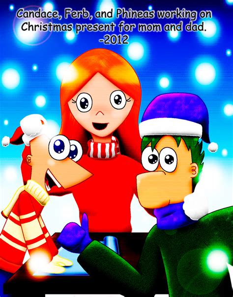 Phineas and Ferb Christmas by AmyNChan on DeviantArt