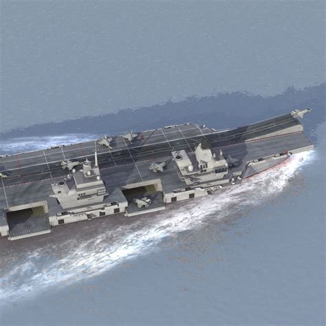 3d Model Queen Elizabeth Aircraft Carrier