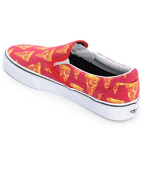 Vans Classic Pizza Mens Slip On Shoes | Zumiez