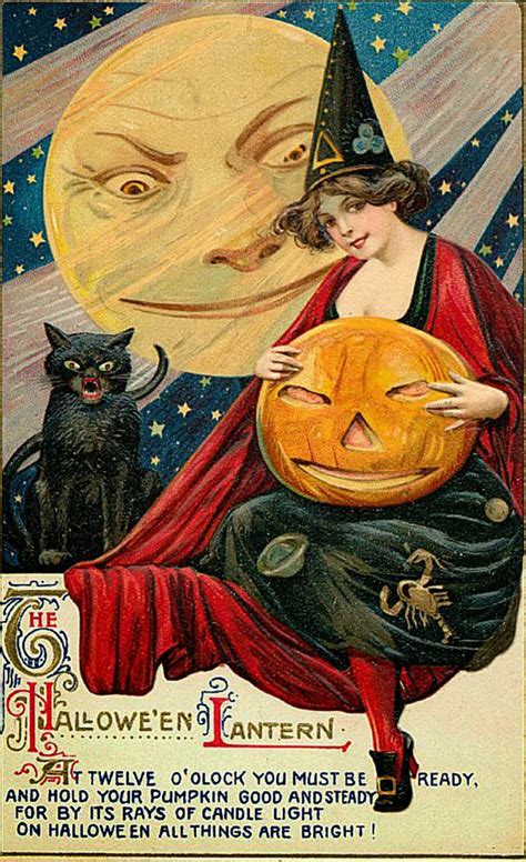 A Collection of 25 Strange and Creepy Vintage Halloween Postcards ~ vintage everyday