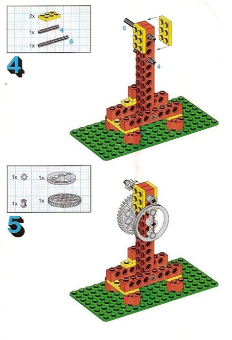 LEGO 9610 Gears Set Instructions, Dacta - Technic